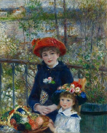 Pierre Auguste Renoir Two Sisters oil painting image